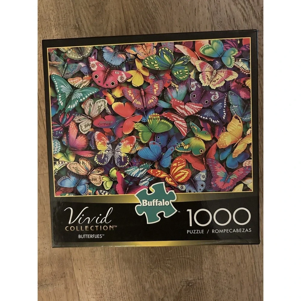 Buffalo - Vivid Collection BUTTERFLIES - NEW - 1000 pc Puzzle Colorful -  1170